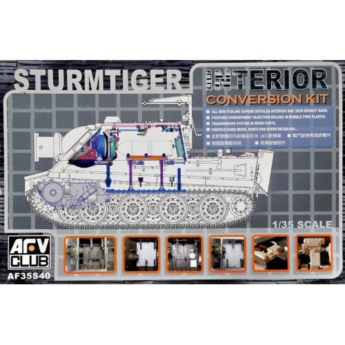 Наборы деталировки Набор деталировки для Sturmtiger, интерьер