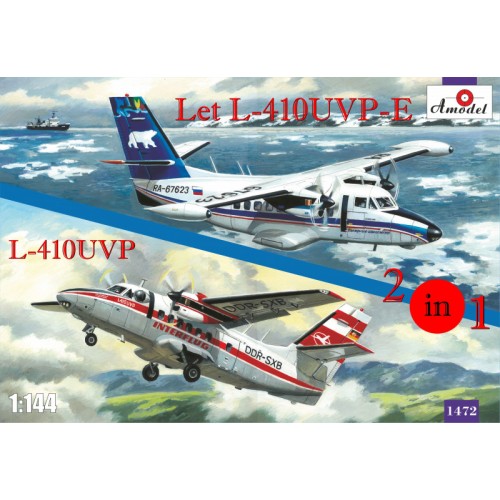 Літаки Самолеты Let L-410UVP-E и L-410UVP (2 модели в комплекте)