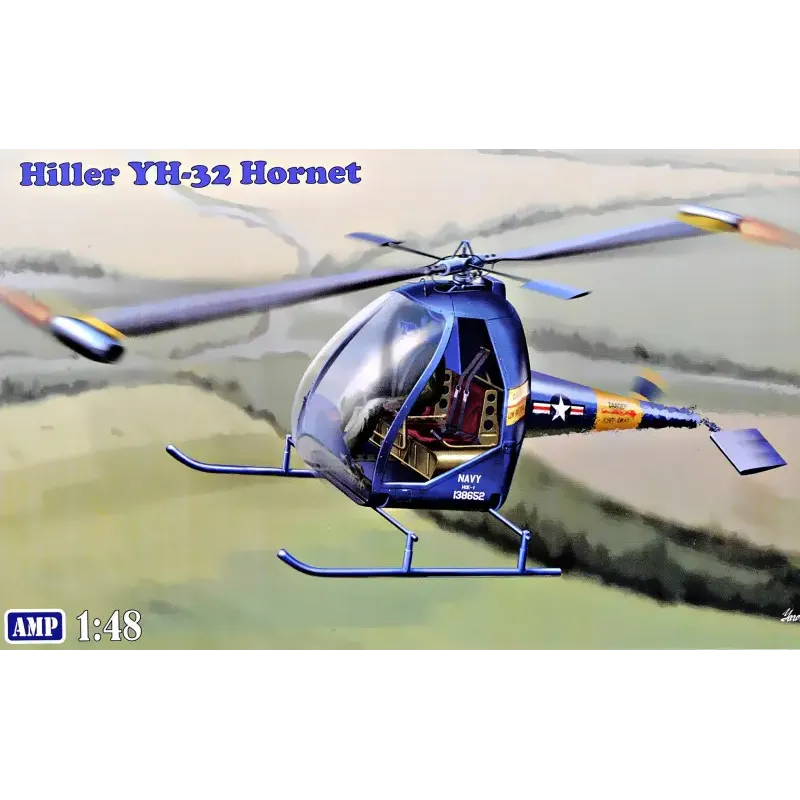 Збірна модель Вертоліт "Hiller" YH-32 1:48