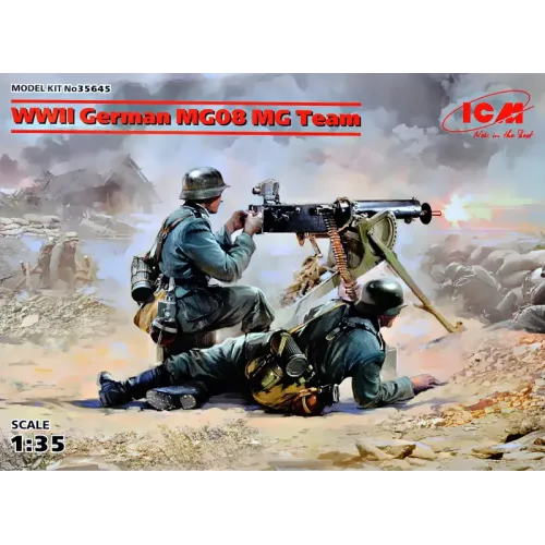 Фігури та мініатюри Німецький кулеметний розрахунок із MG08, періоду Другої світової війни 1:35