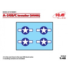 Декаль для самолета A-26B/C Invader (WWII)