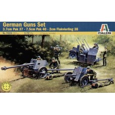 Набор немецких пушек: Pak 35, Pak 40, Flak 38