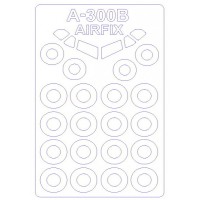 Маска для модели самолета Аirbus 300B (Airfix)