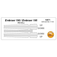 Маска для модели самолета Embraer 190/195 (Revell)