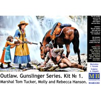 Вне закона. Серия Гангстеры. Набор № 1. "Маршал Том Такер, Молли и Ребекка Хансон"