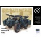 Фігури та мініатюри MB3528 WWII German motorcycle