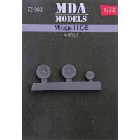 Колеса для Mirage III C/E 1/72