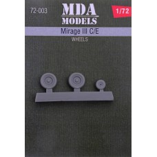 Колеса для Mirage III C/E 1/72