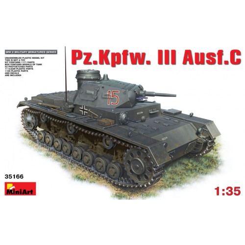 Бронетехніка та артилерія Немецкий танк Pz.Kpfw.III Ausf.C