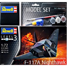Подарочный набор с моделью истребителя F-117 "Ночной ястреб"