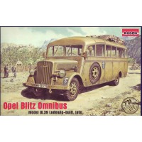 Немецкий штабной автобус Opel Blitz Omnibus W39, Африканский корпус