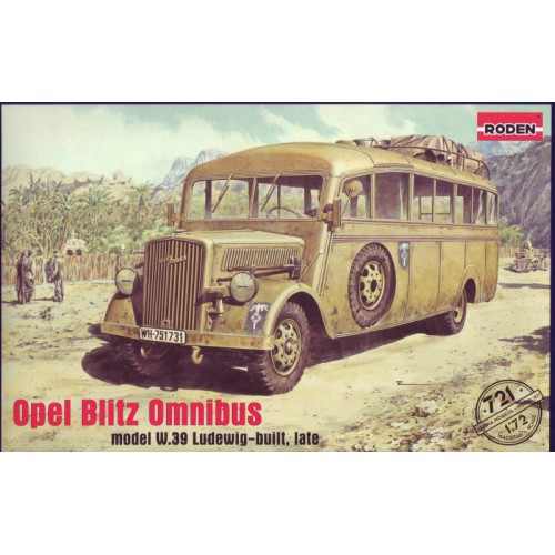 Авто-мото Немецкий штабной автобус Opel Blitz Omnibus W39, Африканский корпус