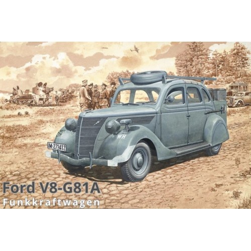 Авто-мото Штабной автомобиль Ford V8-G81A Funkkraftwagen