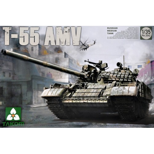 Бронетехніка та артилерія Средний танк Т-55АМВ