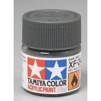 Акриловая краска 10мл Mini XF-24 темносерый (матовая)