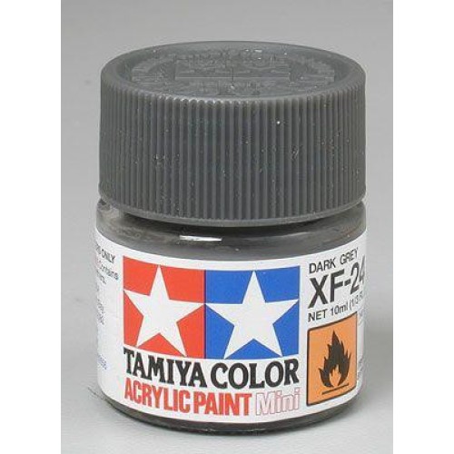 Фарба водорозчинна Акриловая краска 10мл Mini XF-24 темносерый (матовая)