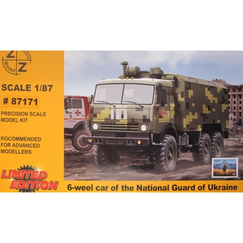 Авто-мото КАМАЗ 4310 военный грузовик, Национальная гвардия Украины