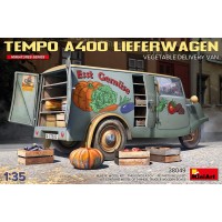 Трехколесный немецкий грузовик Tempo A400 Lieferwagen доставки овощей
