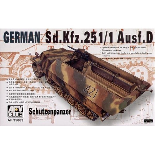 Sdkfz251 D/1 HALF TRUCK Schutzenpanzer«
