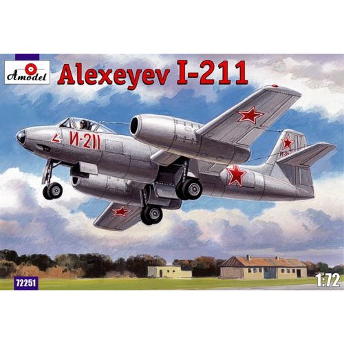 Збірна модель літака Винищувач-бомбардувальник І-211 / Alexeyev I-211 1:72
