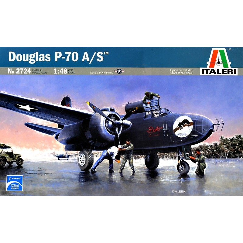 Сборная модель самолета Истребитель Douglas P-70 A/S 1:48