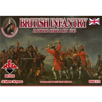 Британська піхота 1745 року. Повстання якобітів