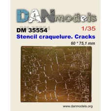 Фототравление: Трафарет (трещины)