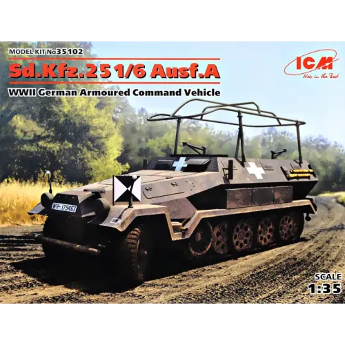 Бронетехника и артиллерия Немецкий бронетранспортер Sd.Kfz.251/6 Ausf.A (ICM 35102)