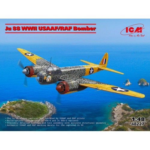 Літаки Бомбардировщик Ju 88 USAAF/RAF, Вторая мировая война
