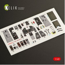 Декаль для модели самолета F-15C MSIP II Eagle (интерьер), (GWH)