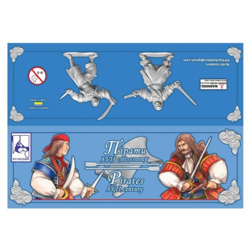 Фігури та мініатюри Пираты, XVII ст. В наборе 2 фигурки