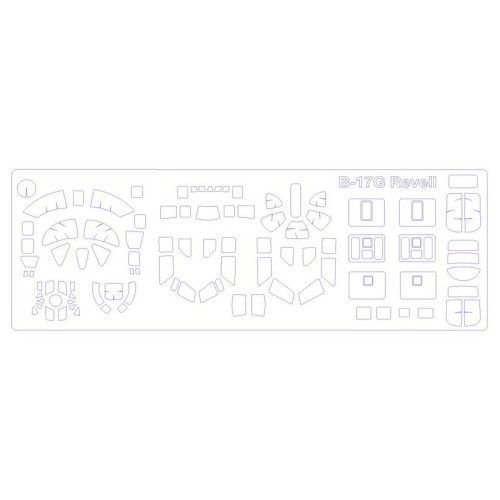 Декалі Маска для модели самолета Boeing B-17F/G Flying Fortress (Revell)
