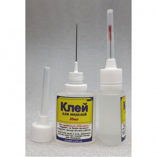 Клей Клей для пластиковых моделей с иголкой, 30 мл