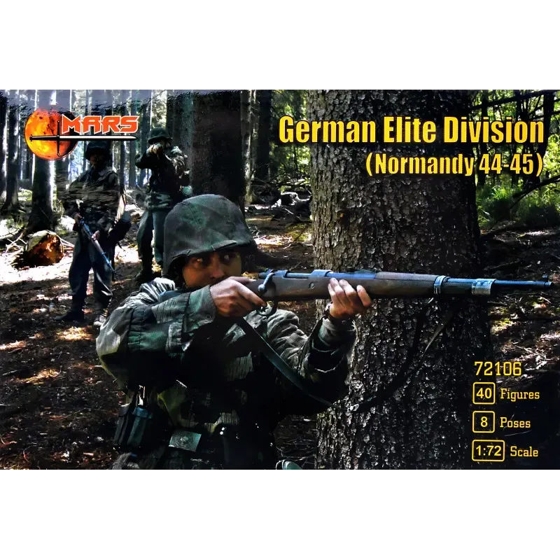 Збірна модель Німецький елітний підрозділ, Нормандія 1944-45 р.р. 1:72