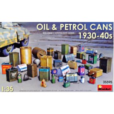 Канистры с маслом и топливом 1930-40-х годов