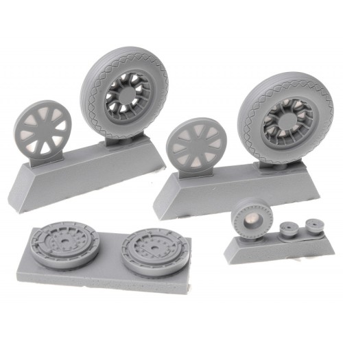 Набори деталіровки Колеса для Vought F4U Corsair (смола)