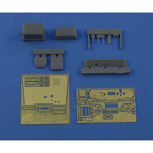 Набори деталіровки Смоляной набор: Элементы интерьера для грузовика КрАЗ-214 (Roden)