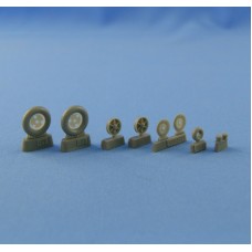 Колеса для Ме-109 F-2, с шинами "Continental", (смола)