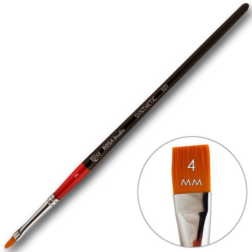 Пензлики Кисточка синтетическая 101, № 3 Rosa Studio