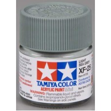 Акриловая краска 10мл Mini XF-25 Светло-серая морская (матовая)