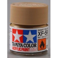 Акриловая краска 10мл Mini XF-59 пустынный желтый (матовая)