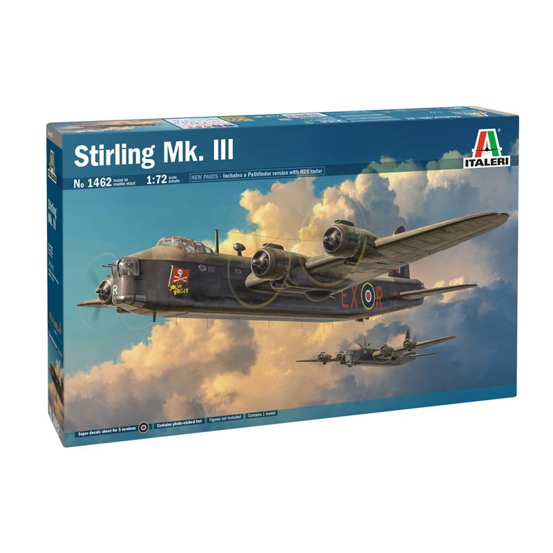 Збірна модель літака Бомбардувальник Stirling Mk. III 1:72