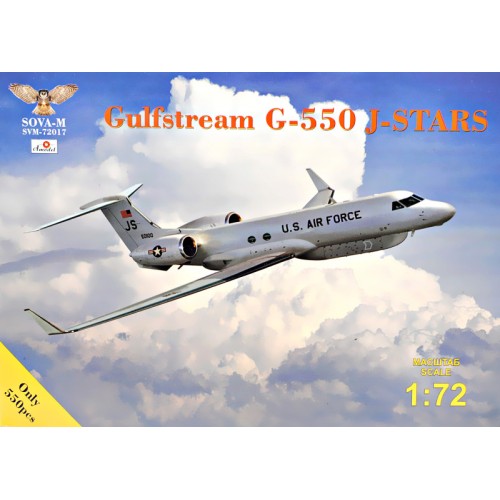 Збірна модель літака Літак бізнес-класу Gulfstream G-550 J-STARS 1:72