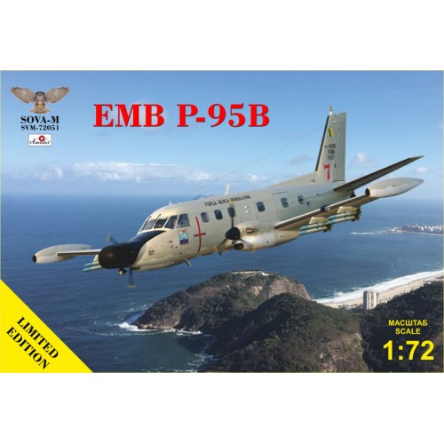 Збірна модель літака Морський патрульний літак Embraer P-95B Bandeirulha 1:72