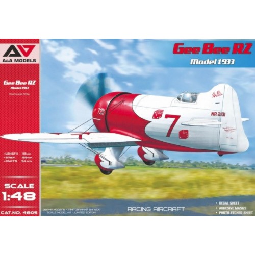 Збірна модель літака Американський гоночний літак Gee Bee R-2 модель 1933 року 1:48