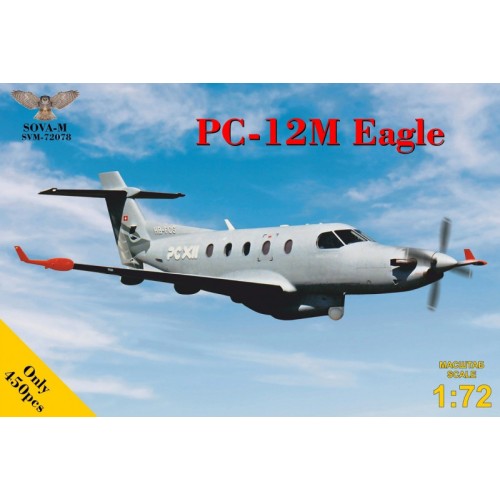 Збірна модель літака Розвідувальний літак PC-12M Eagle 1:72