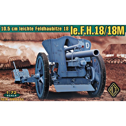 Бронетехніка та артилерія German leFH 18 105mm Field Howitzer