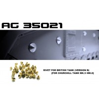 Заклепки для танка Churchill Mk. III - Mk. VI