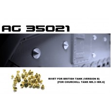 Заклепки для танка Churchill Mk. III - Mk. VI
