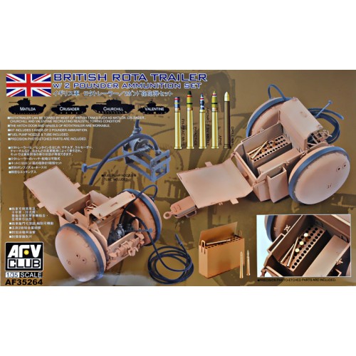 Бронетехника и артиллерия Британский прицеп "Rota" с боеприпасами, ІІ МВ